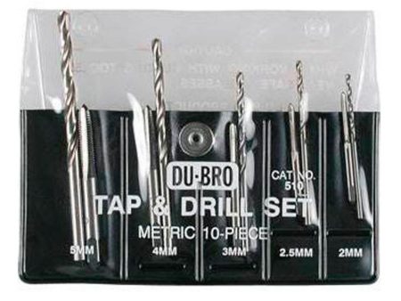 Du-Bro 10 Piece Metric Tap and Drill Set on Sale