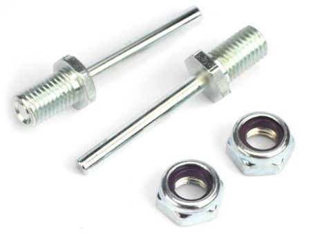 Du-Bro 5 32  x 1-1 4  Spring Steel Axle Shaft with Nylon Insert Lock Nuts Discount