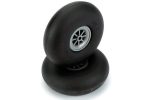 Du-Bro 76.2mm (3 ) x 28mm Smooth Surface PVC Wheels for 4mm Axle (2 pack) For Cheap