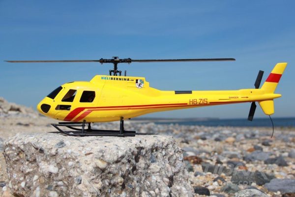 RotorScale AS350 Alpine Yellow 450 Size Helicopter - PNP Fashion