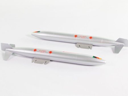 Freewing 70mm EDF F-104 Drop Tanks - Silver For Discount