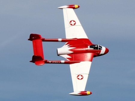 Freewing de Havilland DH-112 Venom V2 Swiss Red 90mm EDF Jet - PNP - (OPEN BOX) Discount