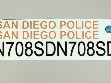 Roban 700 Size AS350 San Diego Police Decal Set Online now