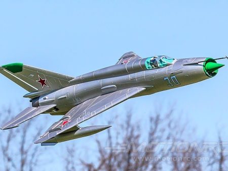 Freewing Mig-21 Silver High Performance 80mm EDF Jet - PNP For Discount