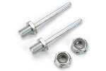 Du-Bro 1 8  x 1-1 4  Spring Steel Axle Shaft with Nylon Insert Lock Nuts Online