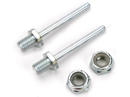 Du-Bro 1 8  x 1-1 4  Spring Steel Axle Shaft with Nylon Insert Lock Nuts Online