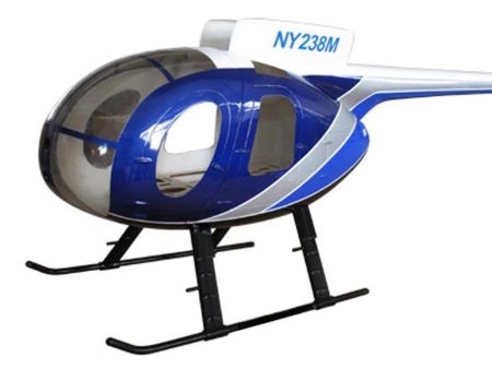 Roban MD-500D Police Blue 600 Size Helicopter Scale Conversion - KIT Sale