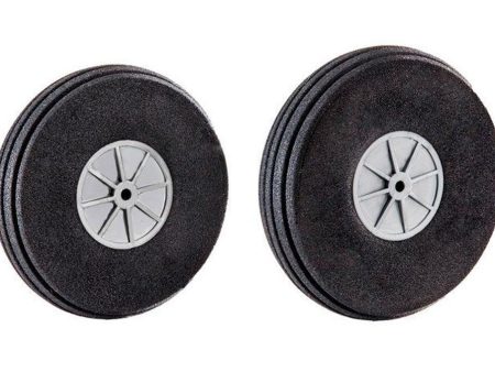 Du-Bro 76.2mm (3 ) x 16.4mm Treaded EVA Foam Super Slim Lite Wheels for 3mm Axle (2 Pack) Online Sale