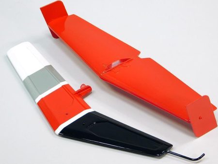 Roban 500 Size MD-500E Police Red Tail Fin Set Supply