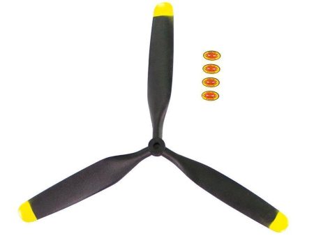 FlightLine 9.5 x 7 3-Blade Electric Propeller (Reverse) Online Sale