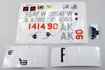 Freewing 70mm EDF F-16 Decal Sheet - Arctic Camo Hot on Sale