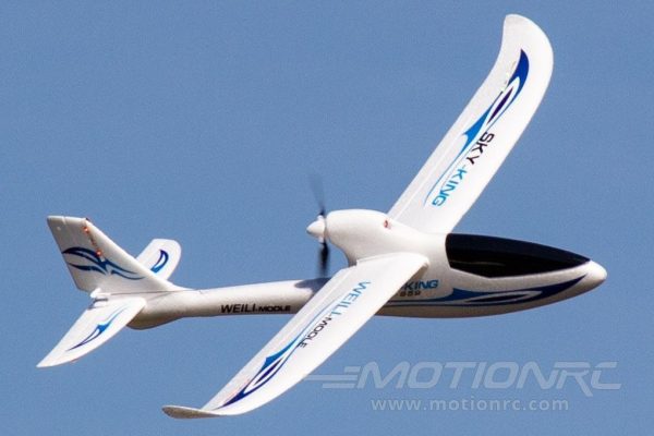 XK Sky King Glider Blue 750mm (29.5 ) Wingspan - RTF on Sale