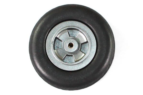 FlightLine 84mm (3.30 ) x 26mm PU Rubber Treaded Wheel for 5.1mm Axle For Cheap