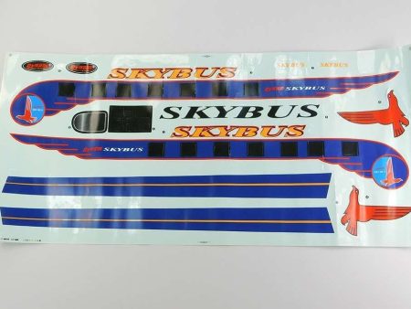 Dynam Skybus Decal Sheet - White For Sale