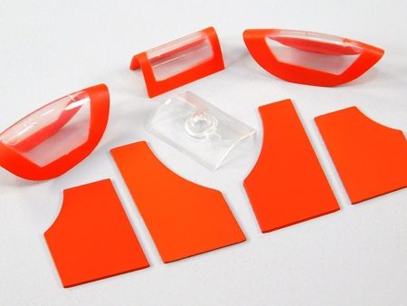 Freewing 80mm EDF Avanti S Red Plastic Parts Set C - Red Sale