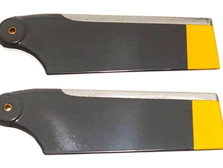 Roban 700 800 Size AS350 Tail Blade Set, 2B Black Hot on Sale