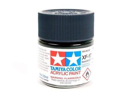 Tamiya Acrylic XF-17 Sea Blue 23ml Bottle Discount