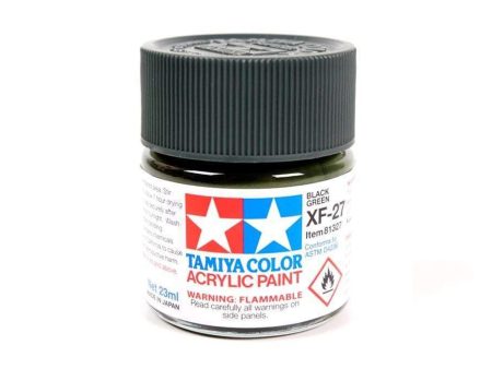 Tamiya Acrylic XF-27 Black Green 23ml Bottle For Cheap