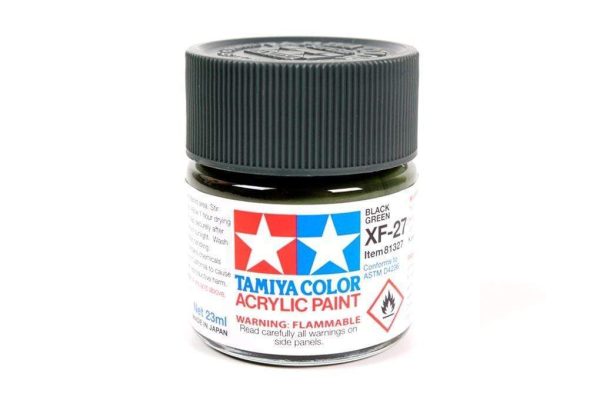 Tamiya Acrylic XF-27 Black Green 23ml Bottle For Cheap