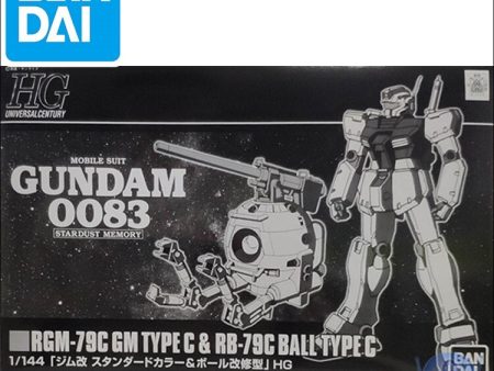 Original Gundam HG 1 144 Model 0083 GUNDAM RGM-79C GM TYPE C & RB-79C BALL Mobile Suit THE ORIGIN GTO Kids Toys Fashion