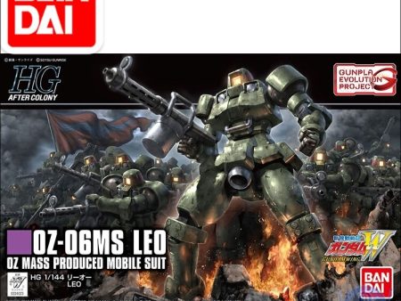 Original Japaness Gundam Model HG 1 144 GUNDAM OZ-06MS LEO Mobile Suit Kids Toys For Cheap