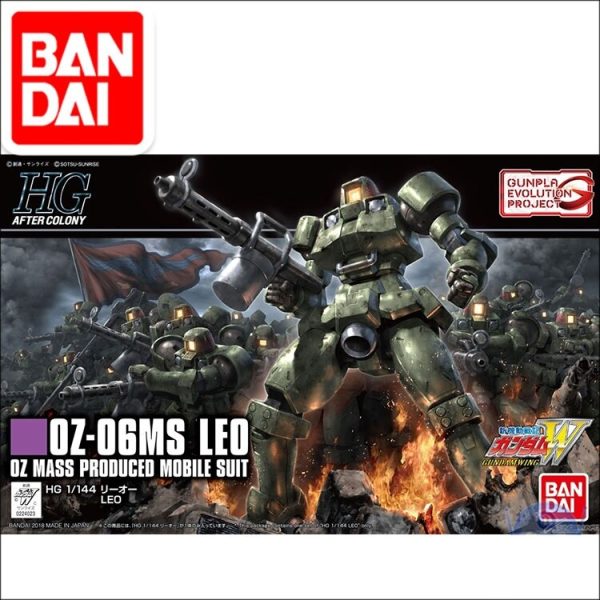 Original Japaness Gundam Model HG 1 144 GUNDAM OZ-06MS LEO Mobile Suit Kids Toys For Cheap