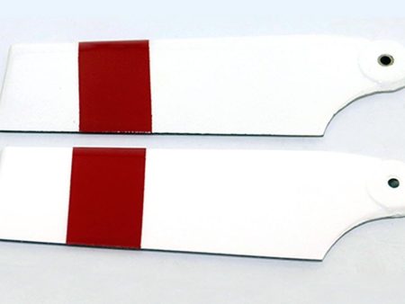 Roban 700 800 Size Airwolf and BE222 Tail Blade Set, 2B White Red Sale