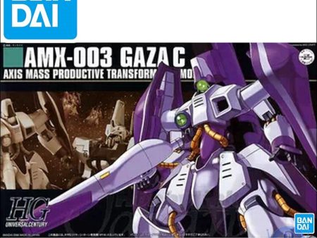 Original Japaness Gundam Model HG 1 144 AMX-003 GAZA C Custom Mobile Suit Kids Toys on Sale