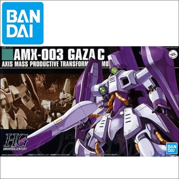 Original Japaness Gundam Model HG 1 144 AMX-003 GAZA C Custom Mobile Suit Kids Toys on Sale