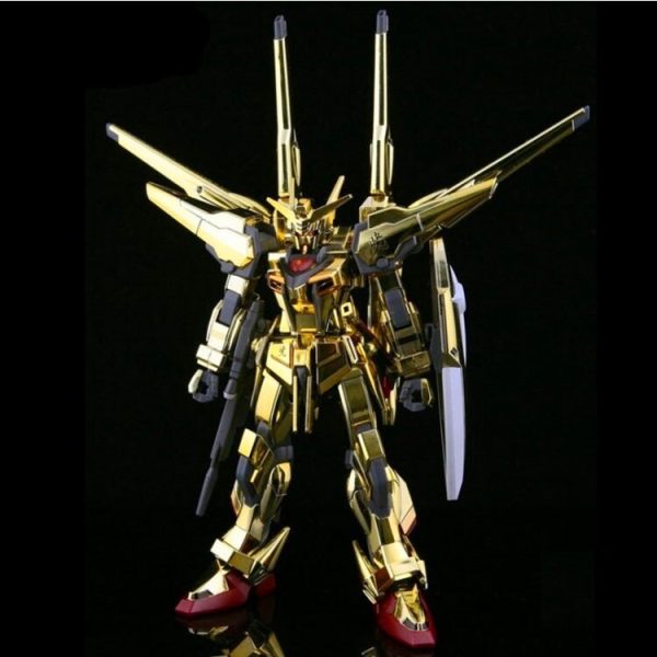 Original Japaness Gundam Model HG 1 144 SHIRANUI AKATSUKI SEED DESTINY GOLDEN GUNDAM Mobile Suit Kids Toys Discount