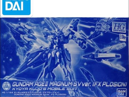 Original Japaness Gundam Model HG 1 144 AGE II MAGNUM SV Ver. (FX PLOSION) GUNDAM Mobile Suit Kids Toys Online Sale