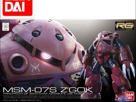 RG 1 144 Gundam Model MSM-07S ZGOK GUNDAM Japanese Model Transformation Super Robot Bandai Mobile Suit Kids Toys on Sale