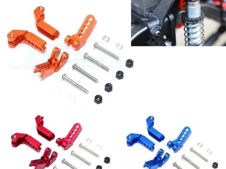 1 Set 1 10 Adjustable Aluminum Front & Rear Damper Mount for Traxxas TRX-4 Rc Car Parts Fashion