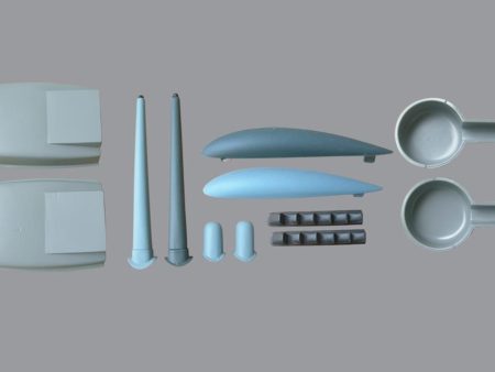 Black Horse 2000mm Spitfire Scale Plastic Parts Supply