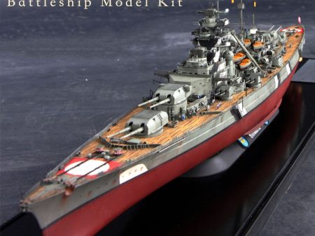 Trumpeter Meng Flyhawk 1 700 World War II German KM Bismarck Battleship Navy War Battle Ship Plastic Assembly Model Kit on Sale