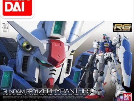 Original Gundam RG 1 144 Model RX-78 Gundam GP01 ZEPHYRANTHES Mobile Suit Kids Toys With Holder Fashion