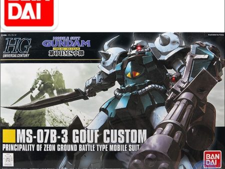 Original Gundam Model MS-07B-3 GOUF CUSTOM Mobile Suit THE ORIGIN GTO Kids Toys With Holder Fashion