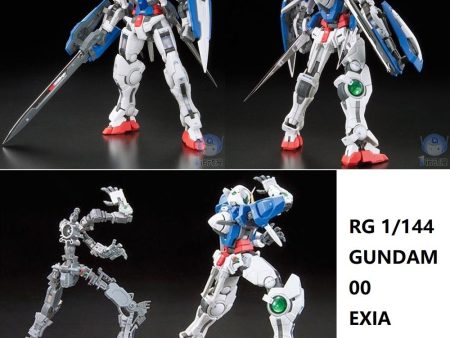 Original Gundam Model RG 1 144 00 EXIA GN-001 GUNDAM EW Justice Freedom 00 Destiny Armor Unchained Mobile Suit Kids Toys Fashion