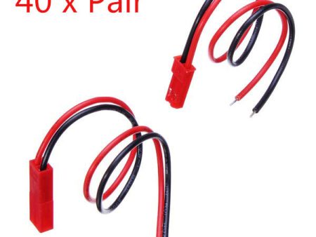 20 x JST Connector Plug With Connect Cable For RC BEC ESC Battery Fashion