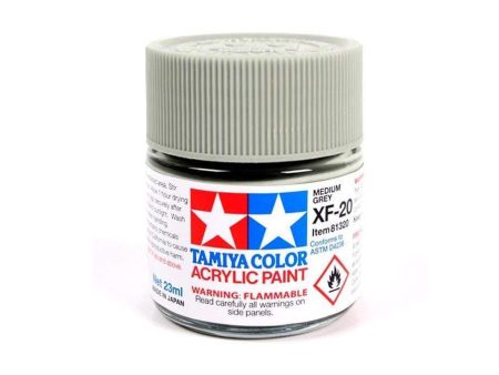 Tamiya Acrylic XF-20 Medium Gray 23ml Bottle Discount