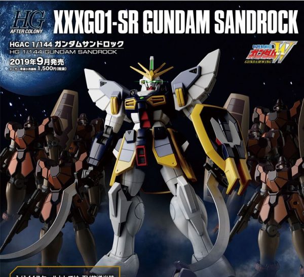 Original Gundam Model HGAC 1 144 EW Gundam Sandrock & Breaker Mobile product code Set Armor Unchained Mobile Suit Kids Toys Hot on Sale