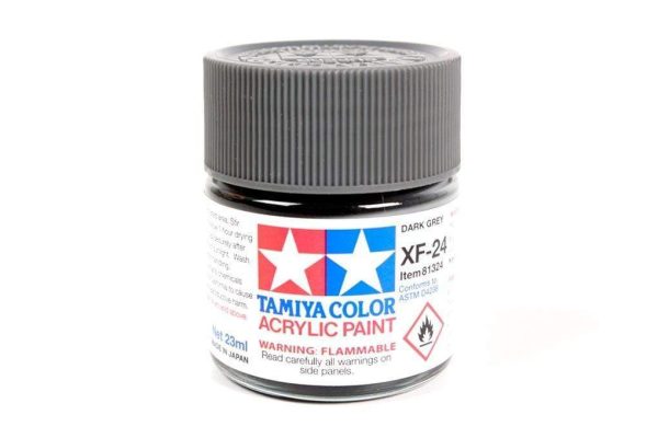 Tamiya Acrylic XF-24 Dark Gray 23ml Bottle Fashion