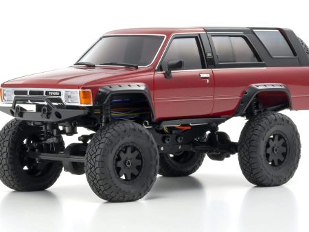 Kyosho Mini-Z 4X4 Toyota 4 Runner Metallic Red Crawler Readyset 1 24 Scale 4WD Truck - RTR Cheap