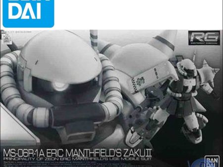 Bandai Original Gundam Model PB RG 1 144 MS-06R-1A ERIC MANTHFIELD S ZAKU II Model Robot Unchained Mobile Suit Kids Toys For Discount