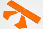 Roban 800 Size EC-135 Luftrettung Tail Wing Set on Sale