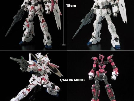 Original Gundam RG 1 144 Model RX-0 UNICORN GUNDAM Freedom Destroy Armor Unchained Mobile Suit Kids Toys on Sale