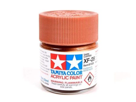 Tamiya Acrylic XF-28 Dark Copper 23ml Bottle For Discount