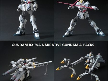 2018 Bandais Gundam NT Model HG 1 144 UNICORN NARRATIVE A-PACKS GUNDAM NT Mobile Suit Kids Toys For Cheap