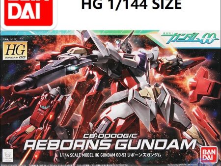 Original Japan Gundam Model HG 1 144 Reborns GUNDAM 00 Unchained Mobile Suit Kids Toys Supply