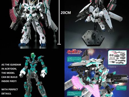 RG 1 144 Gundam Model RX-0 FULL ARMOR UNICORN GUNDAM Japanese Model Transformation Super Robot Bandai Mobile Suit Kids Toys Cheap